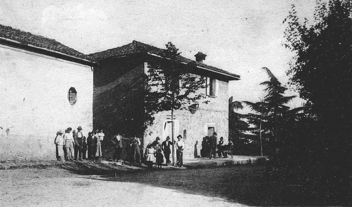 Osteria La Grotta a Mongardino nel 1922