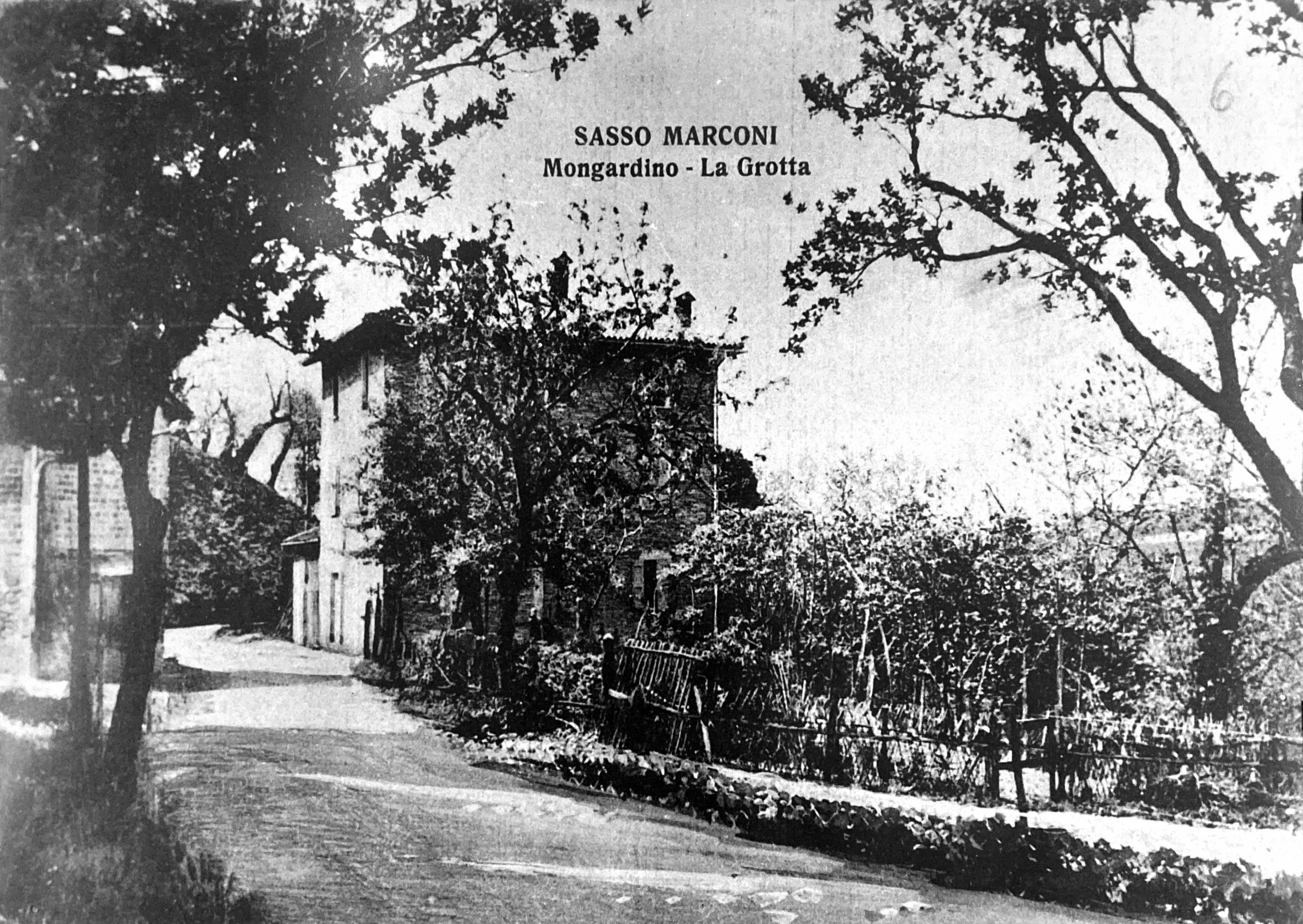 Osteria La Grotta a Mongardino negli anni '40